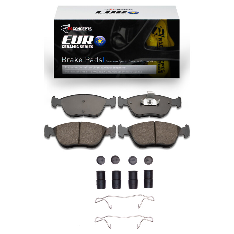 Volvo 850 Brake Pads - Front - R1 Concepts - Euro Ceramic Pads - `93-`04 Volvo 850 Brake Pads - Front - R1 Concepts - Euro Ceramic Pads - `93-`04